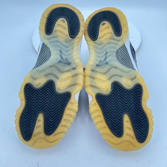 Nike Air Jordan 11 Retro Low Youth Size 7Y Women 8.5 528896-010 Baron Black Shoe - Picture 8 of 11